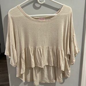 Pink Lily Cropped Blouse!